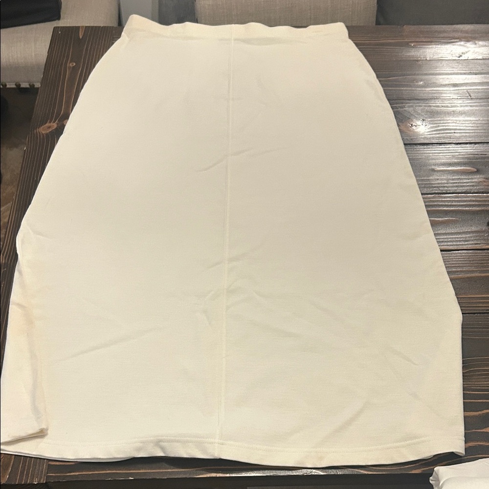 Off Cream Women's Long Skirt
